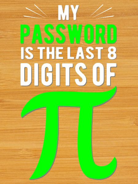 Password is Pi Digits