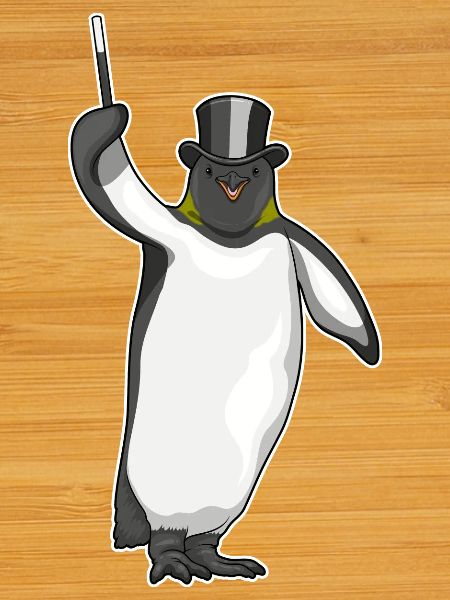 Penguin Wizard Wand