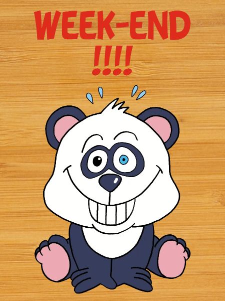 Panda en week end