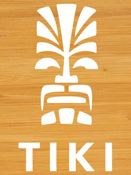 Tiki Design Polynesian Head Vivid