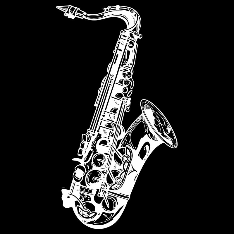Saxophon Skizze
