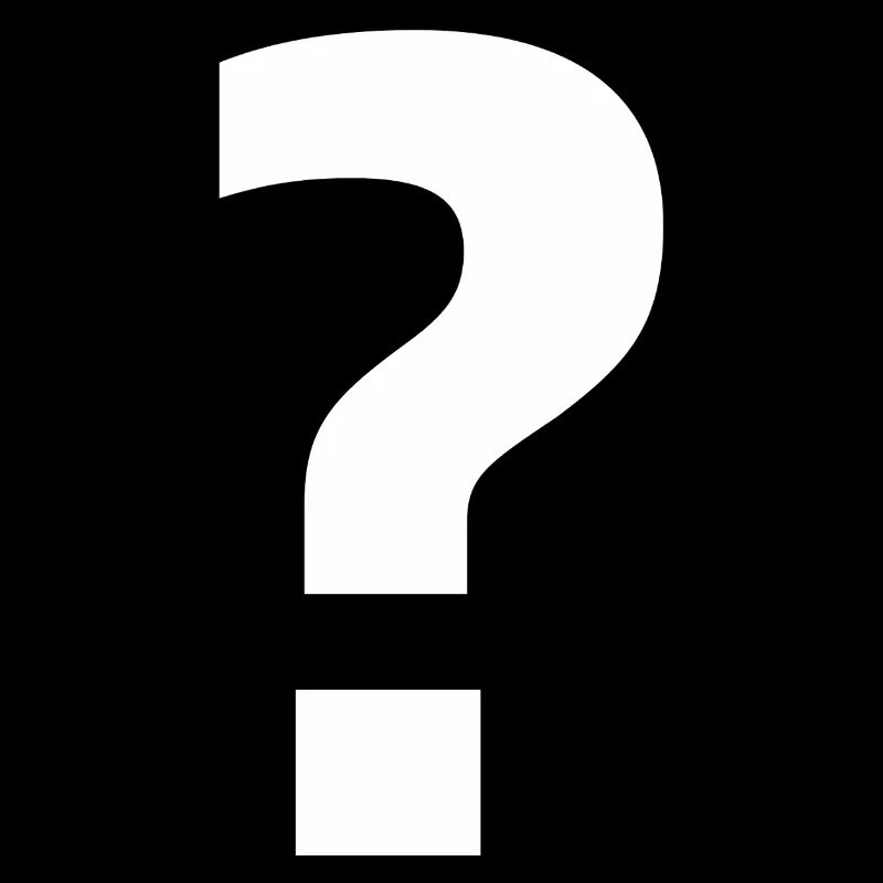 Question mark | stylish curiosity