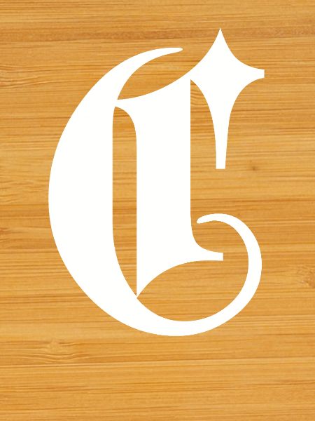 Ornate C Monogram Star