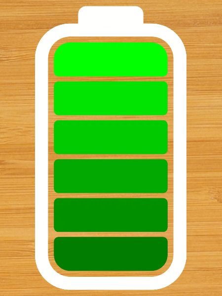 FULL BATTERY - White