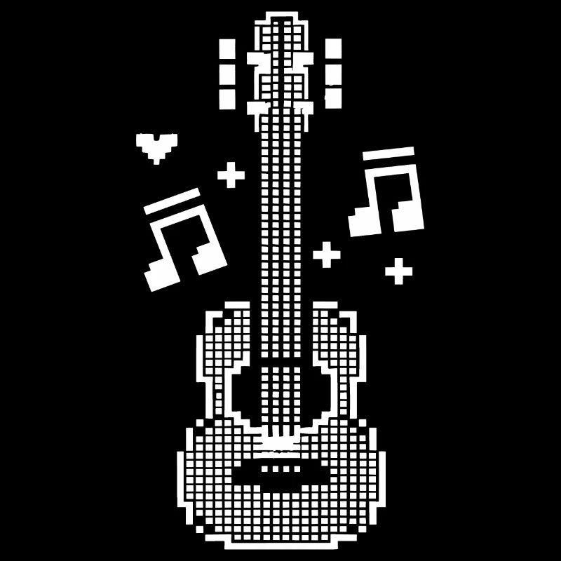 Ukulele Pixel Kunst
