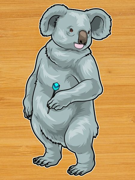 Koala Dart Dartpfeil