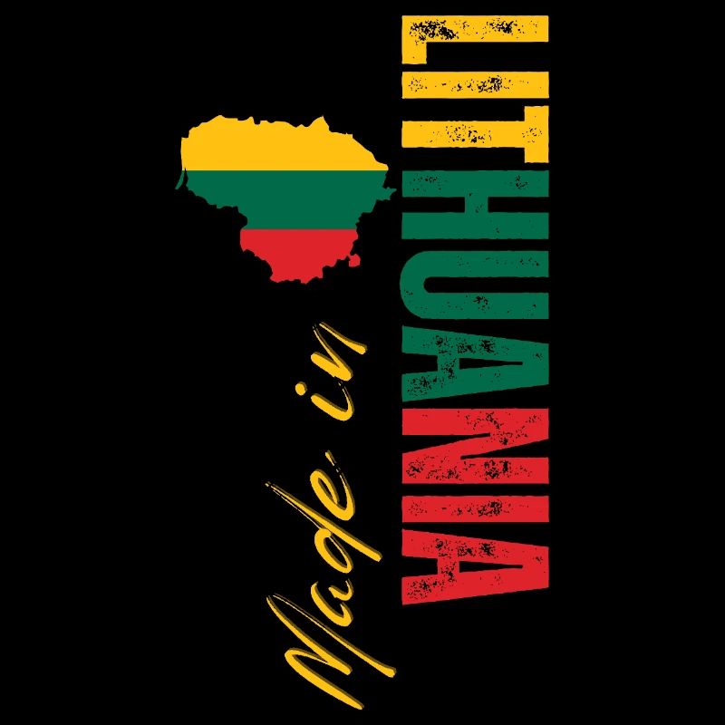 Made in Lithuania, vertical design