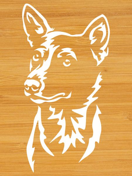 Basenji Head "BlackEdition"