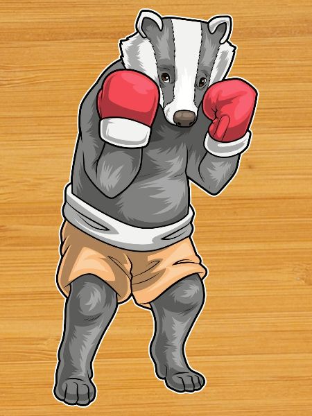 Dachs Boxer Boxhandschuhe Boxen
