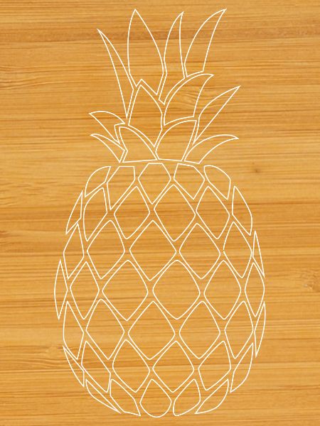 Pineapple white - Minimal Design