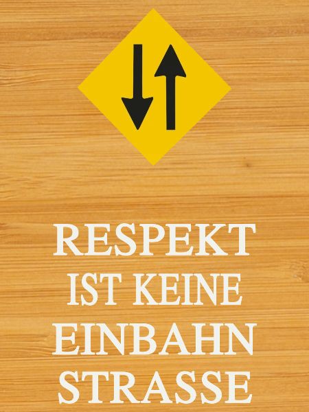 Respect begins at eye level
