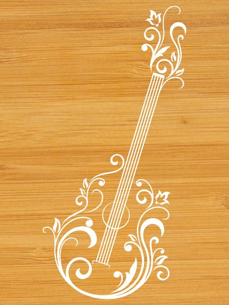 Artistic guitar design