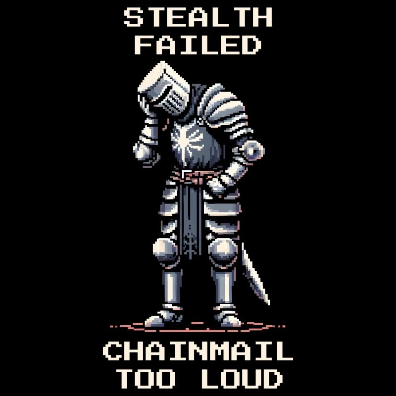 Stealth failed | Chainmail too loud - Knight