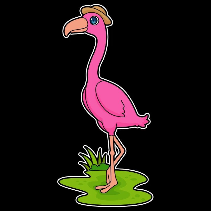 Flamingo Hat