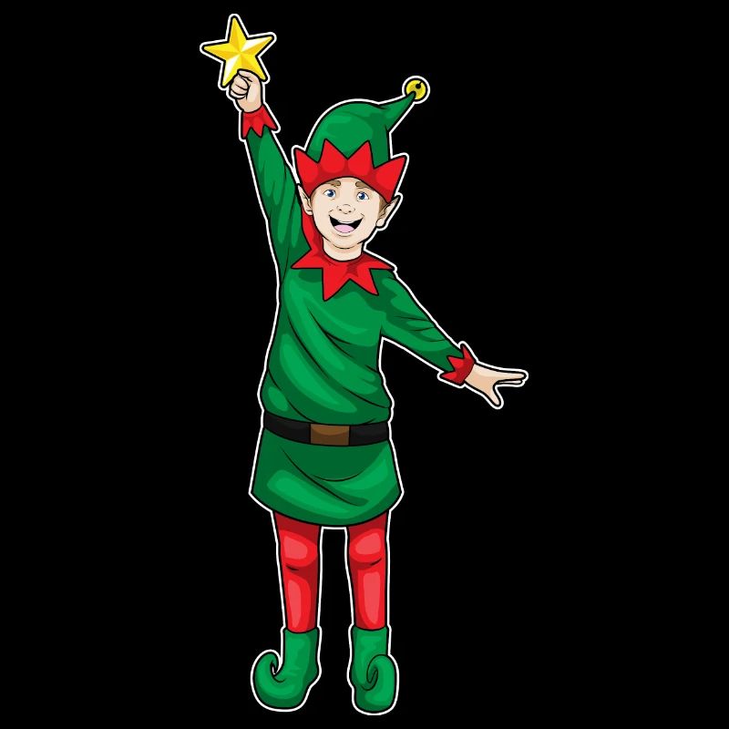 Elf Weihnachten Weihnachtsstern
