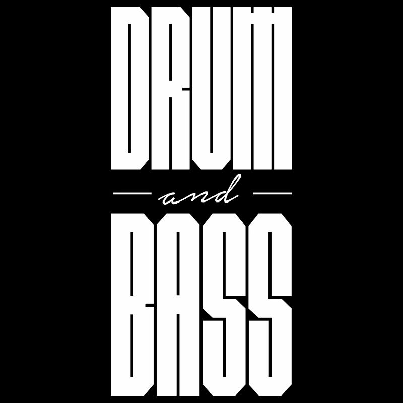 Conception audacieuse du logo Drum and Bass
