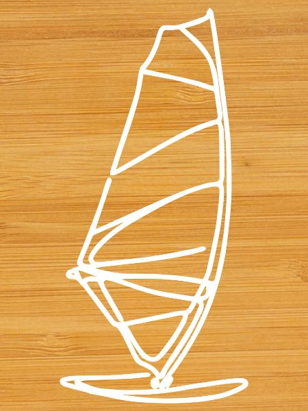 Windsurf Board Sketch