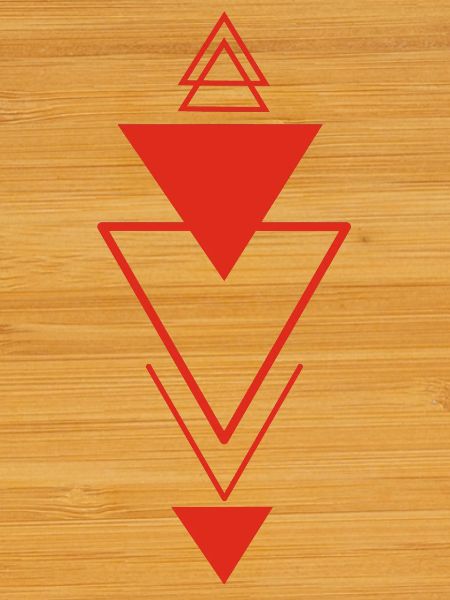 Symbole triangulaire (rouge)