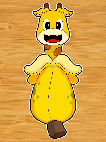 Girafe Banane
