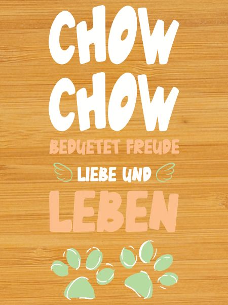 ChowChow Love And Life Pattern