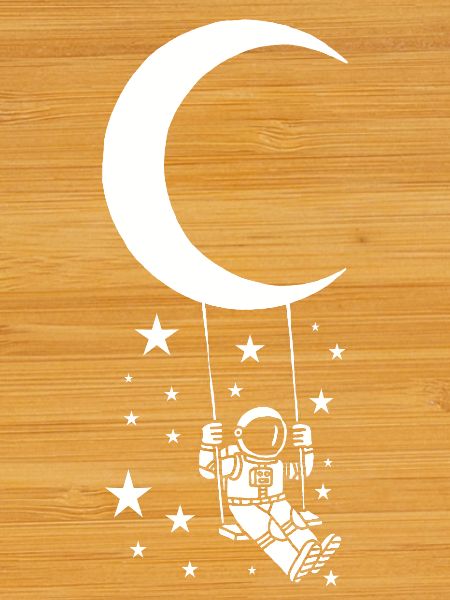 Astronaut on Lunar Swing