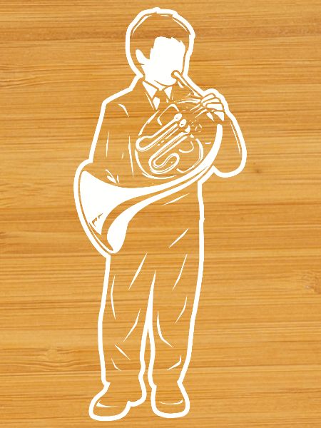 French Horn Boy Drawing