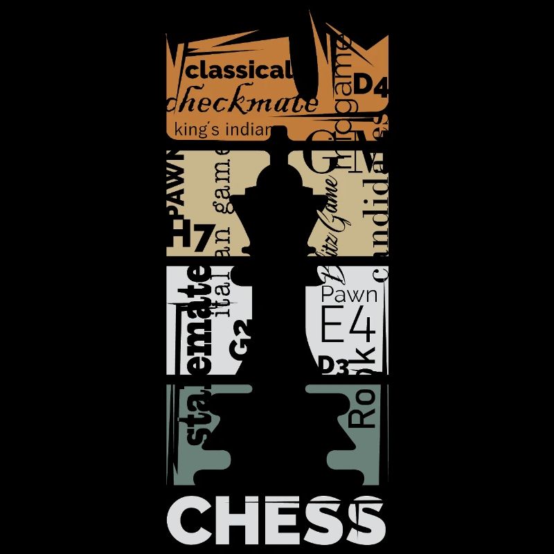Chess Words Design – Typographie pour les fans d’échecs