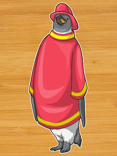 Penguin Firefighter Firefighter