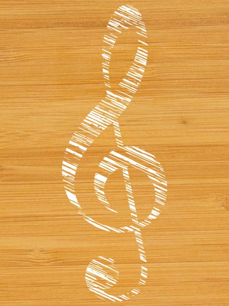 Clef music symbol note sign