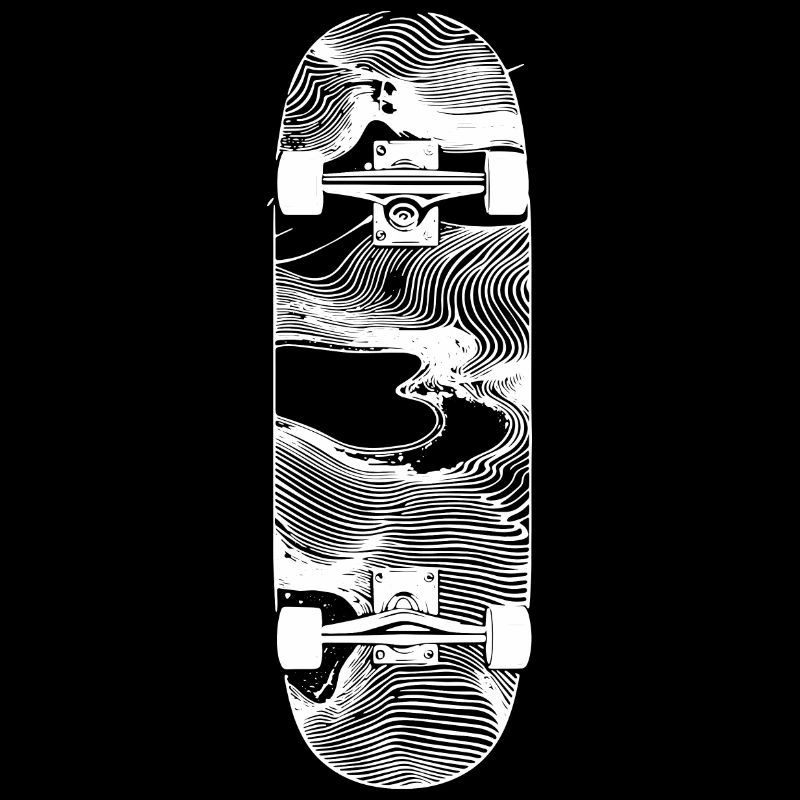 Skateboard Skizze