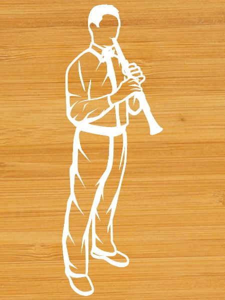 Little clarinet player