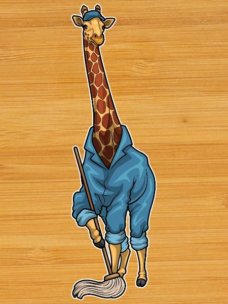 Giraffe Cleaner Mop