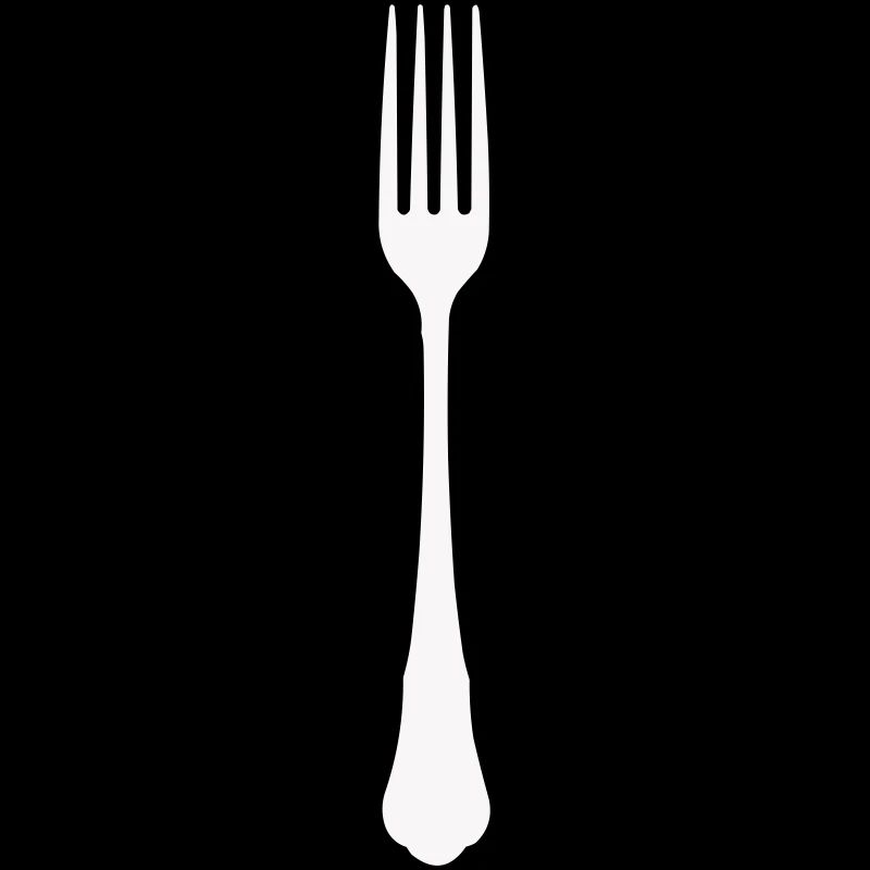 Silhouette minimaliste de fourche