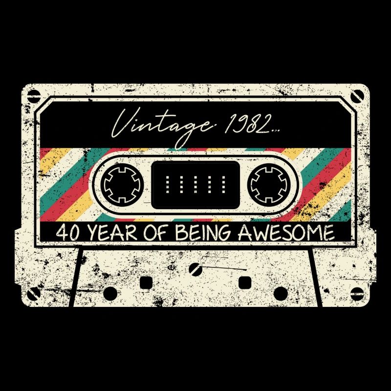 Vintage 1982 Cassette 40th