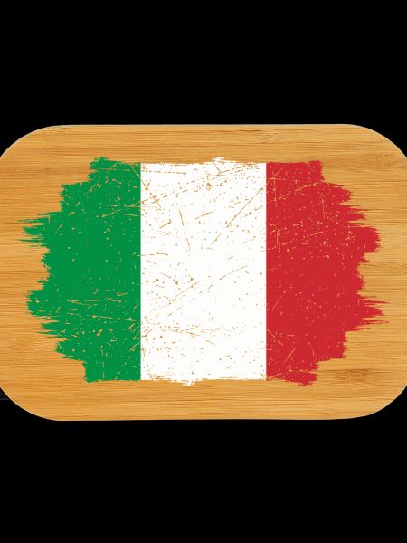 Italian Flag Brush Stroke