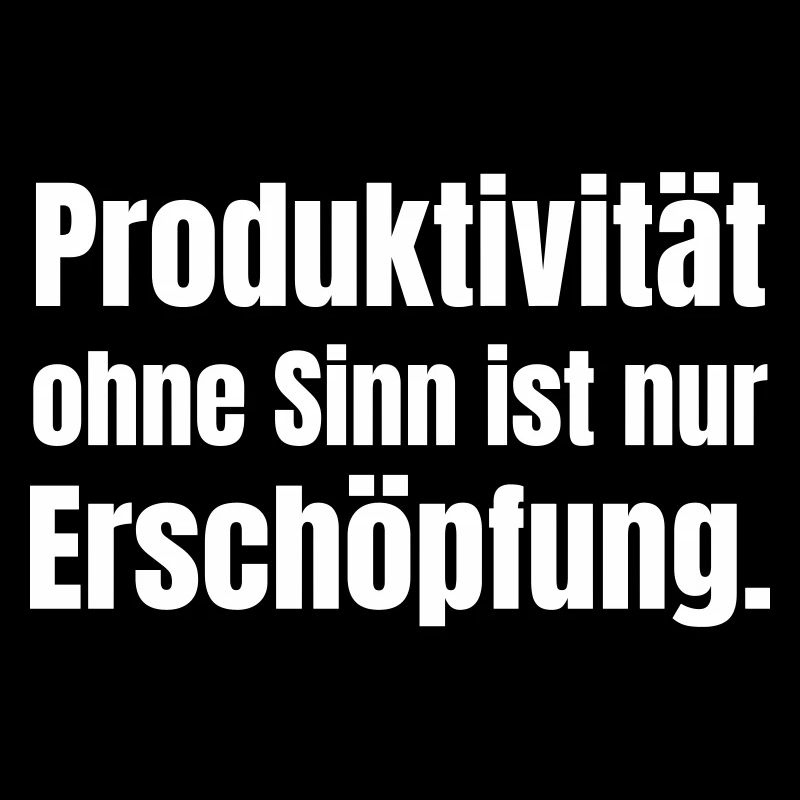 Productivity with Purpose Typography Statement