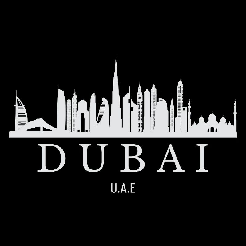 Dubai Skyline, Dubaï, Émirats arabes unis