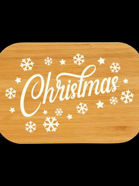 Weihnachtliches Script mit Schneeflocken