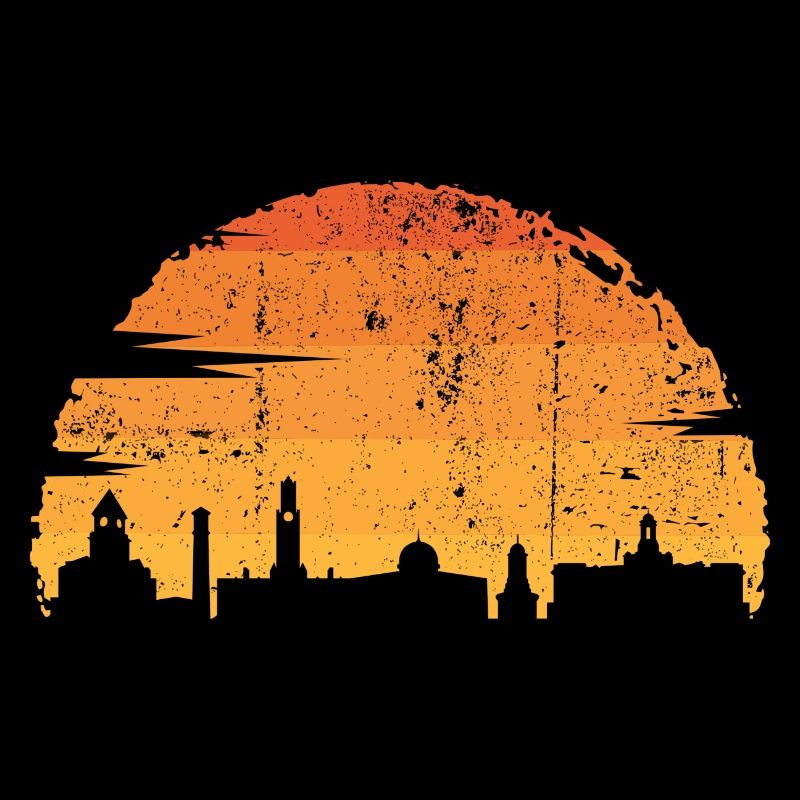 Sunset Skyline Silhouette