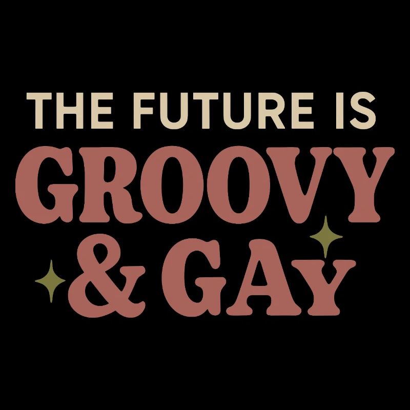 Groovy Pride Retro Gleichheit Queer Geschichte