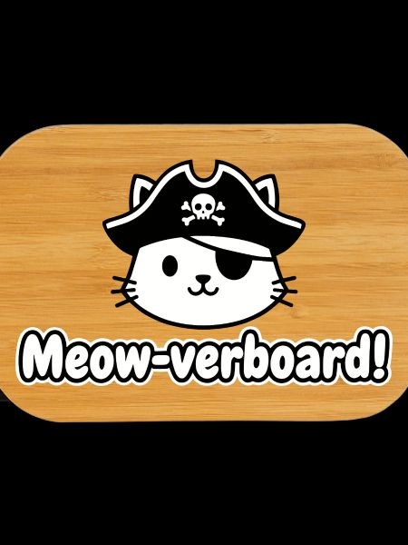 Cat Pirate Meow Board Design