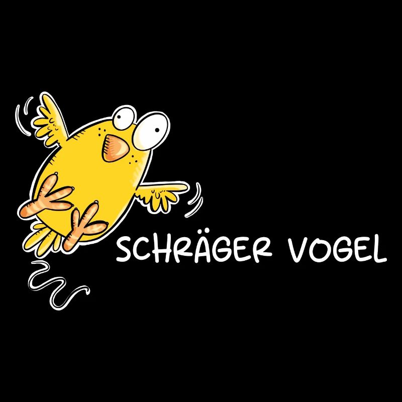 Schräger Vogel I Statement Spruch