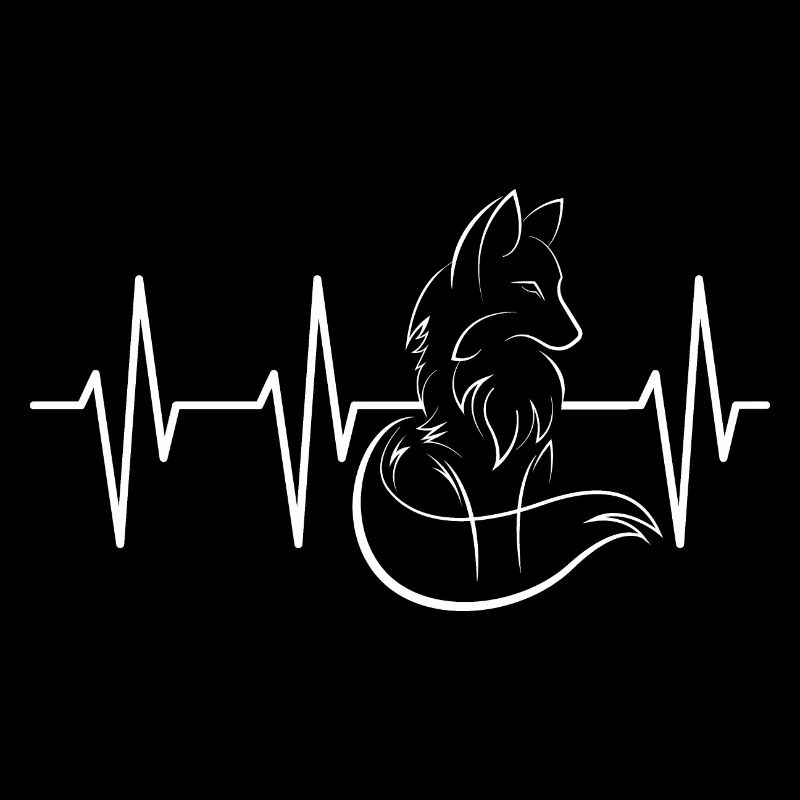 pulse fox icon heartbeat foxes icon icon