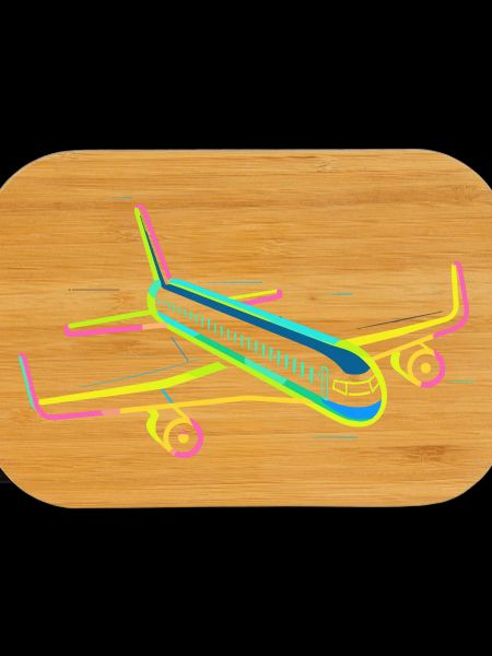 Retro Airplane Graphic