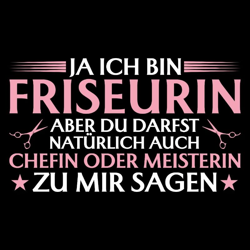 Friseurin Chefin oder Meisterin