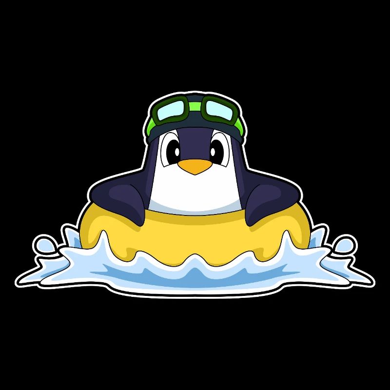 Été de la piscine Penguin