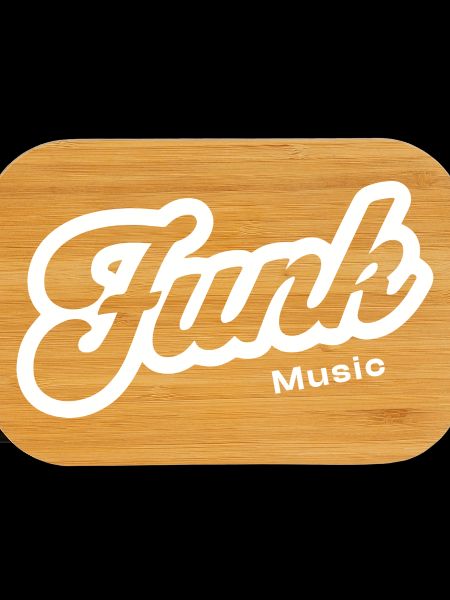 Funk Music Retro Script Logo