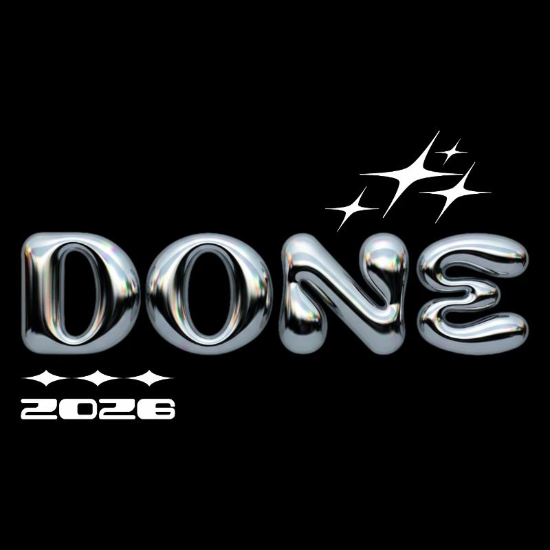 Finished 2028 Chrome Bubble Design