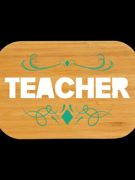 Teacher Ornament Lettering
