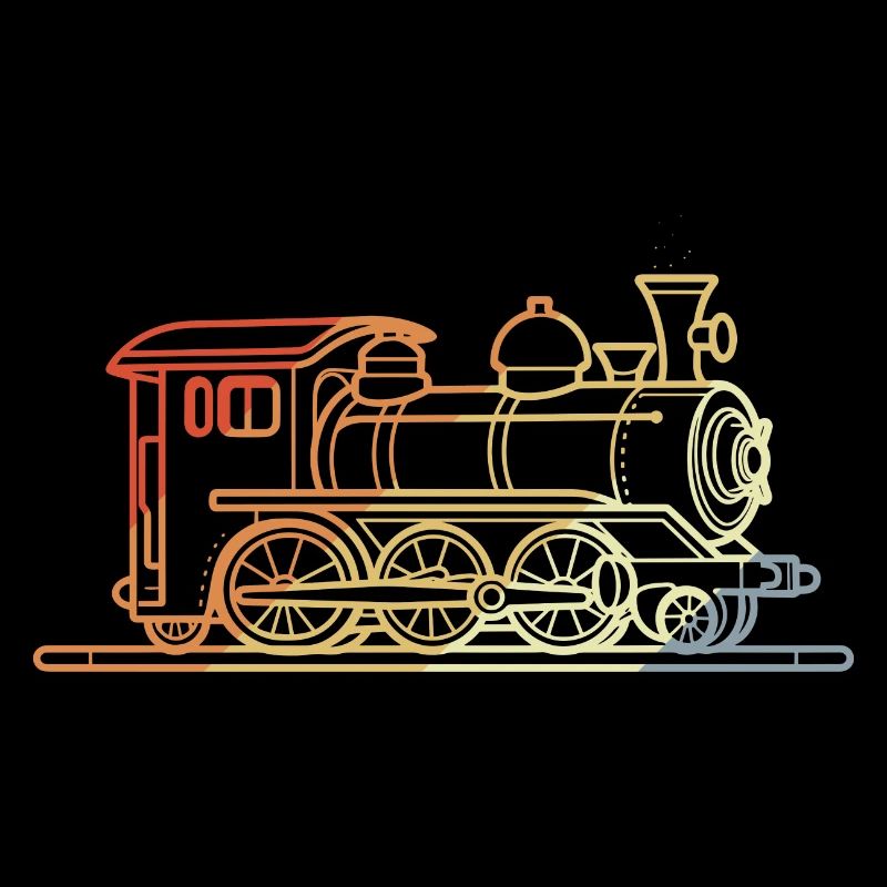 Railway Sketch Vintage